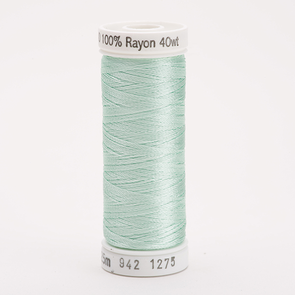 SULKY RAYON 40 coloured, 225m/250yds Snap Spools -  Colour 1275 Sea Mist