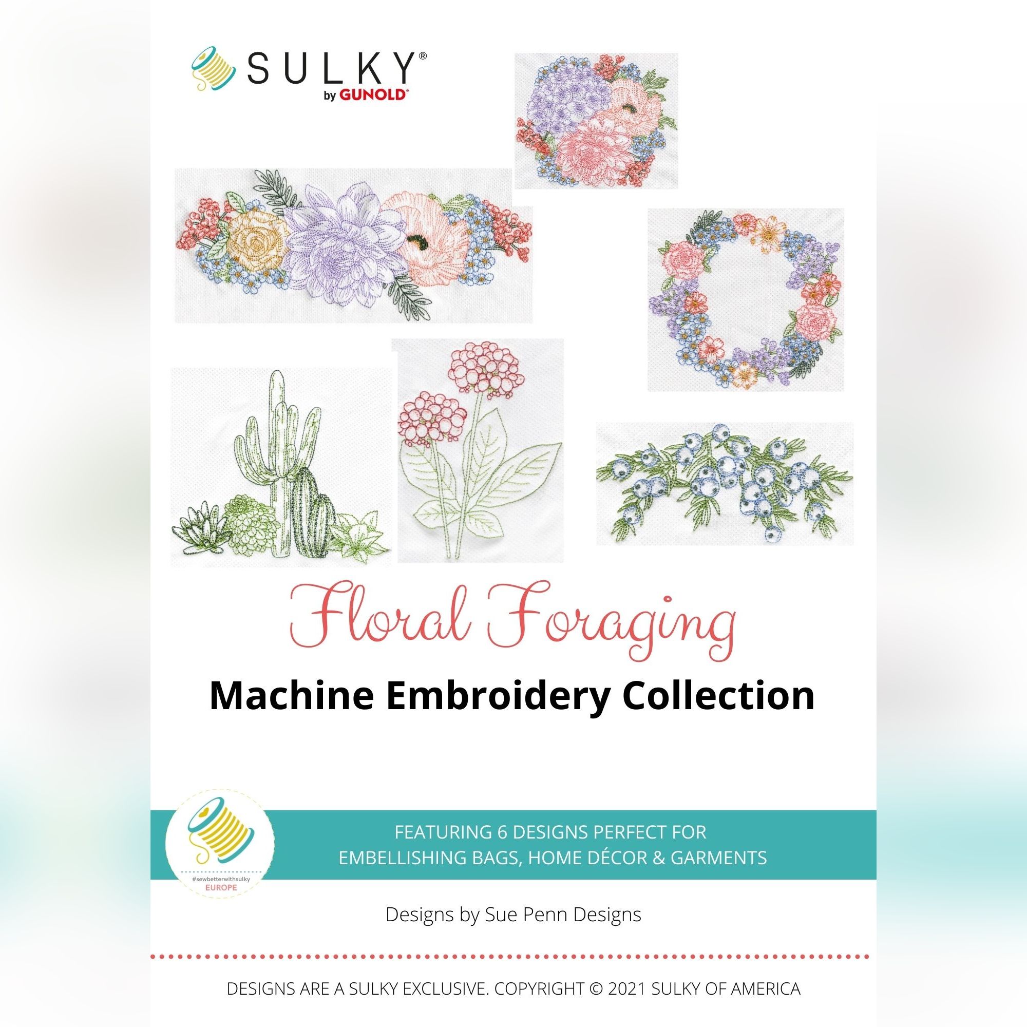 Stickdesign Floral Foraging Collection (Download)