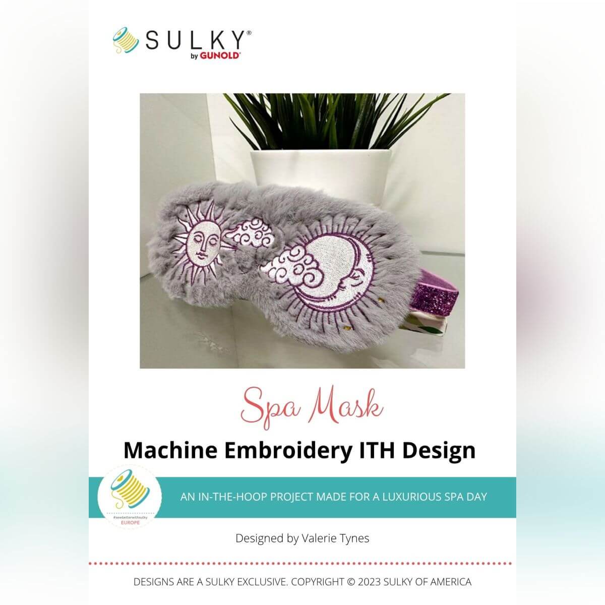 Stickdesign Spa Maske (ITH Download)