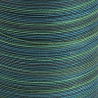 SULKY COTTON 12, 270m/300yds King Spools -  Colour 4021 Truly Teal  multicolour