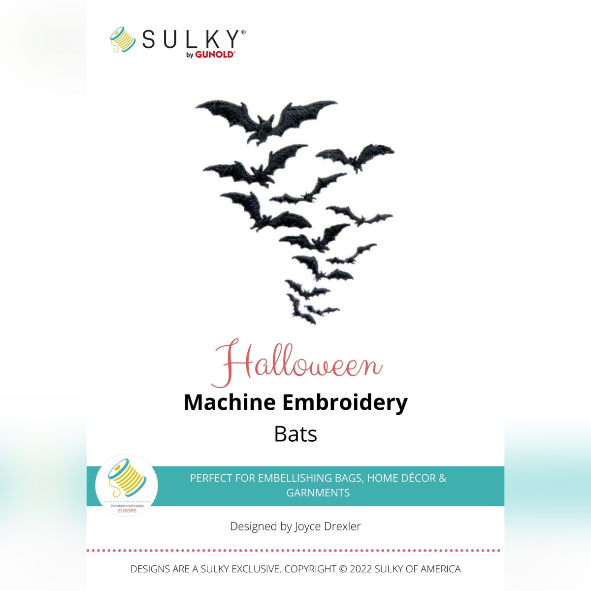 Stickdesign Halloween: Bats (Download)
