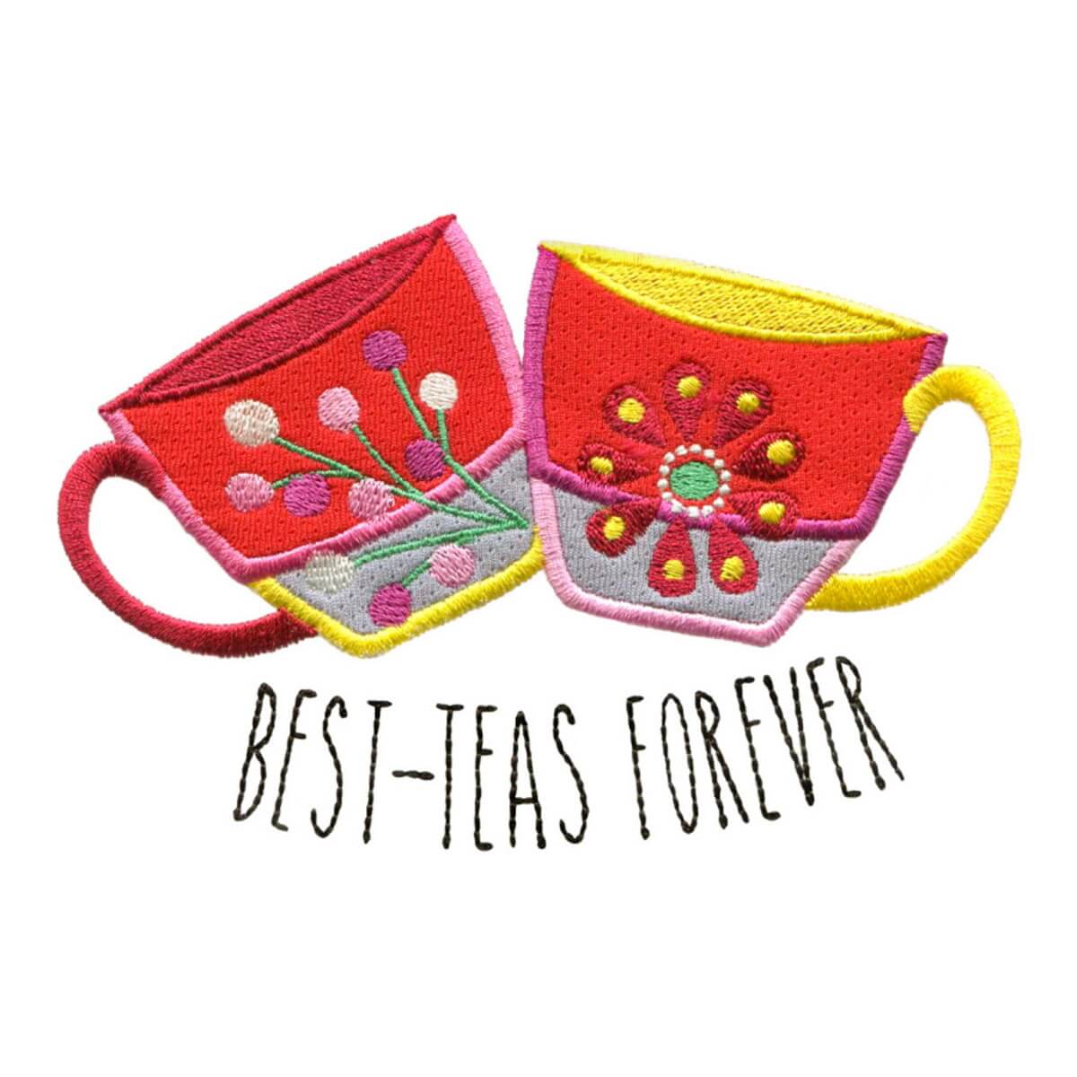 Stickdesign Cup of Tea: Best-Teas Forever (Download)