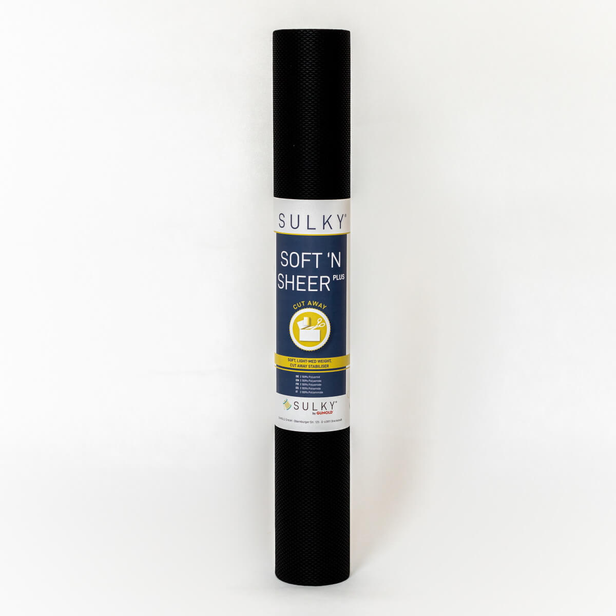 SULKY SOFT´N SHEER PLUS black, 50cm x 5m