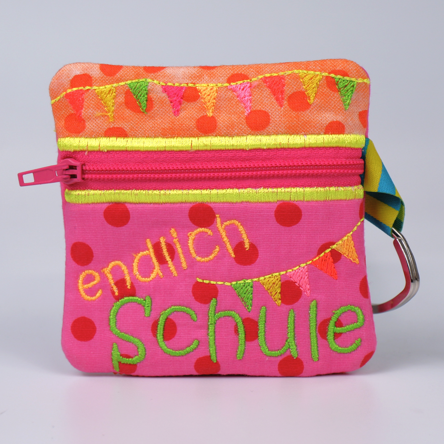 Stickdesign ITH RV-Tasche "endlich Schule" (Download)