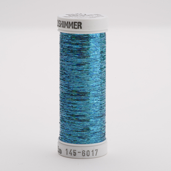 SULKY HOLOSHIMMER, 225m/250yds Snap Spools - Colour 6017 Peacock Blue
