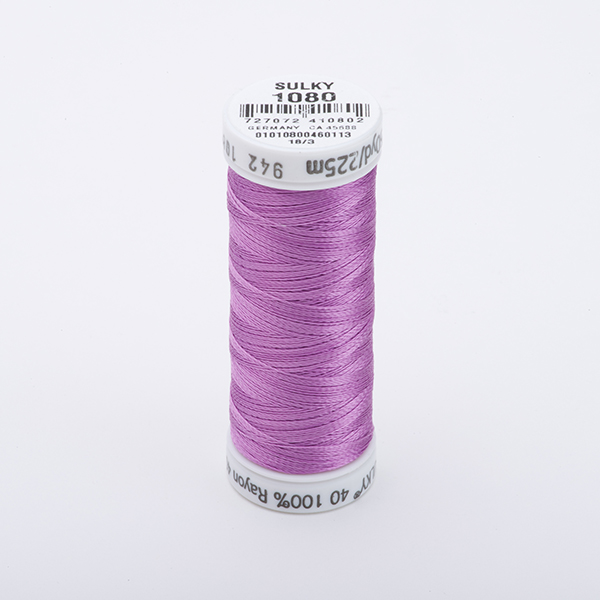 SULKY RAYON 40 farbig, 225m Snap Spulen -  Farbe 1080 Orchid