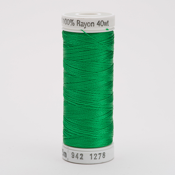 SULKY RAYON 40 farbig, 225m Snap Spulen -  Farbe 1278 Bright Green