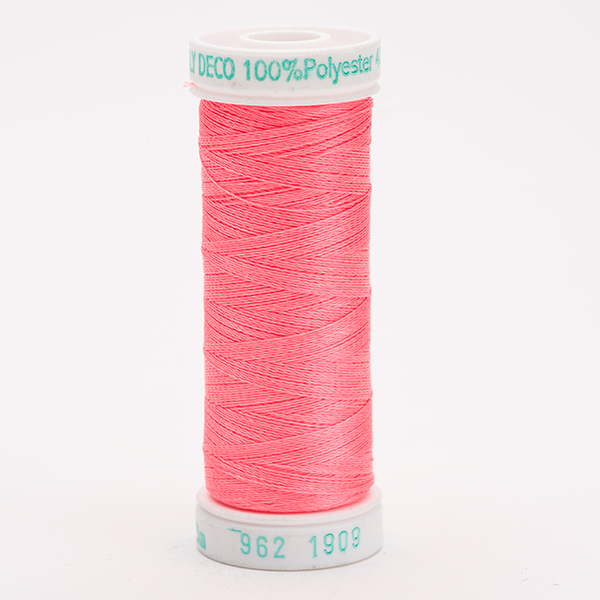 SULKY POLY DECO 40, 225m Snap Spulen -  Farbe 1909 Neon Pink