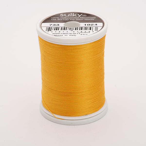 SULKY COTTON 30, 450m/500yds King Spools -  Colour 1024 Goldenrod