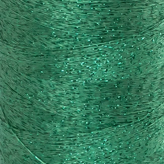 SULKY POLY SPARKLE (STAR) 30, 1000m Maxi Spulen - Farbe 0913 Tru Green with Tone On Tone Sparkle