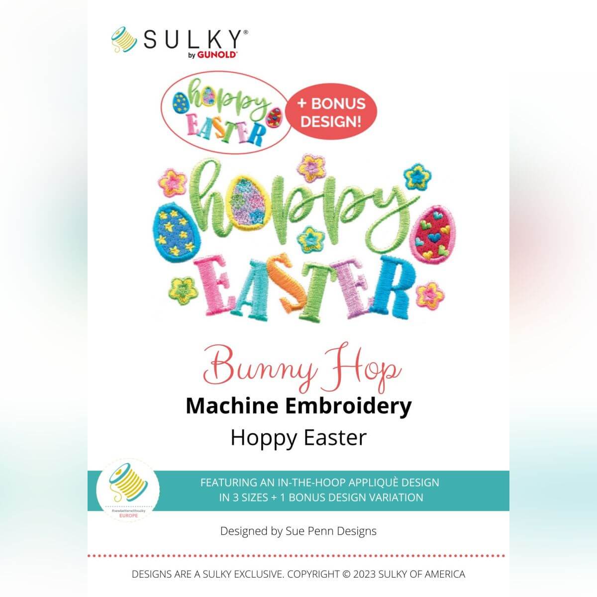 Stickdesign Bunny Hop: Hoppy Easter (Download) 