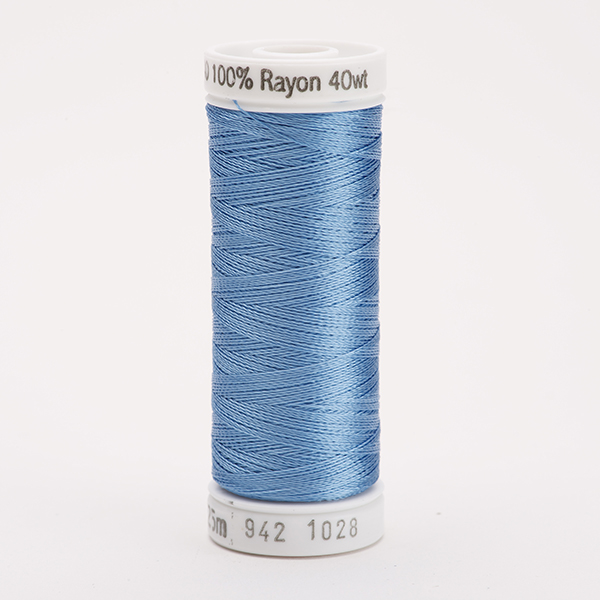 SULKY RAYON 40 farbig, 225m Snap Spulen -  Farbe 1028 Baby Blue