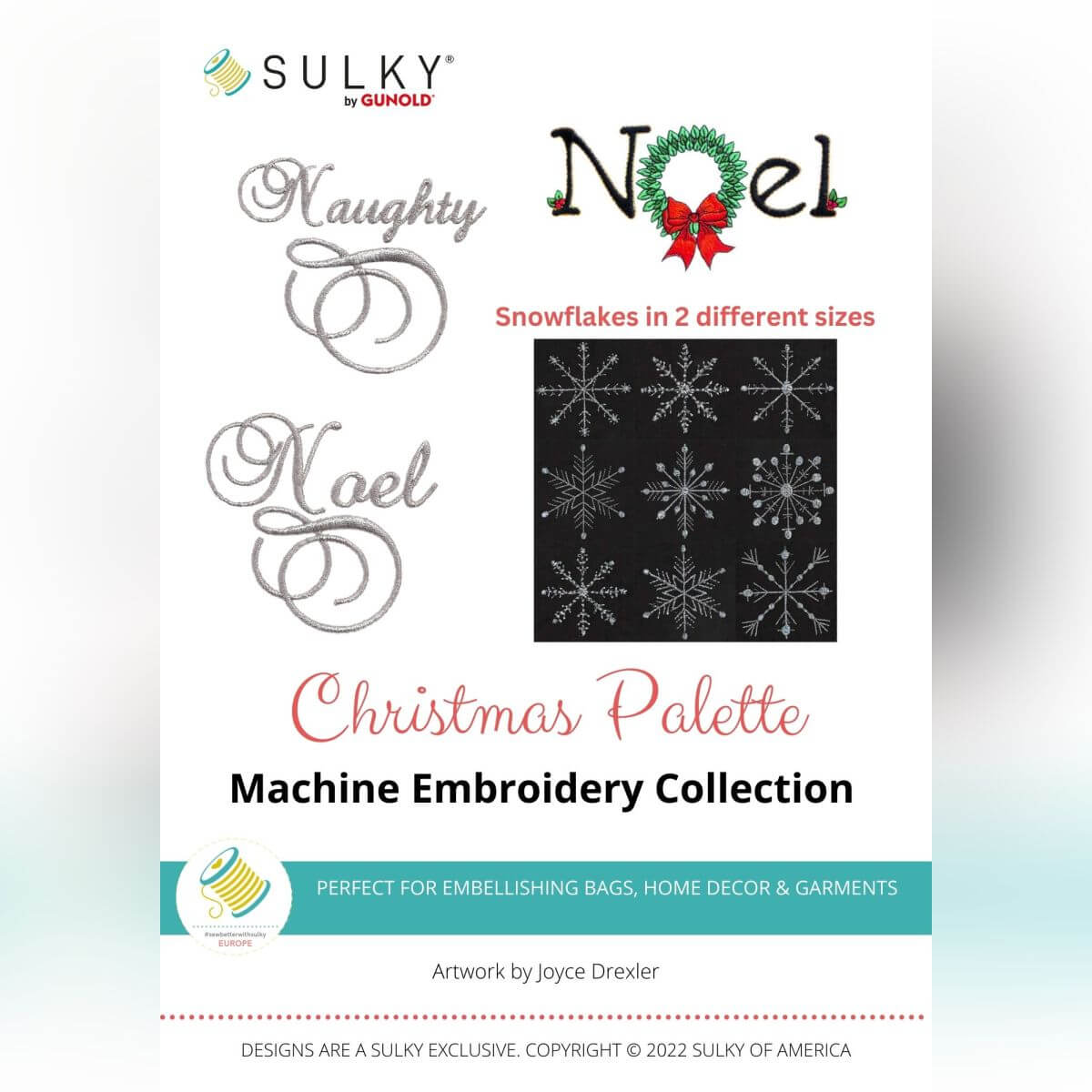 Stickdesign Christmas Palette (Download)