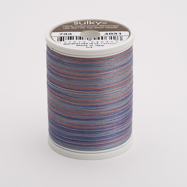 SULKY COTTON 30, 450m King Spulen -  Farbe 4031 Country Colonial  multicolour