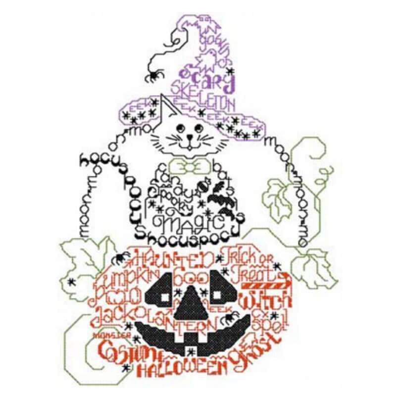 Stickdesign Halloween Wordplay: Spooky (Download) 