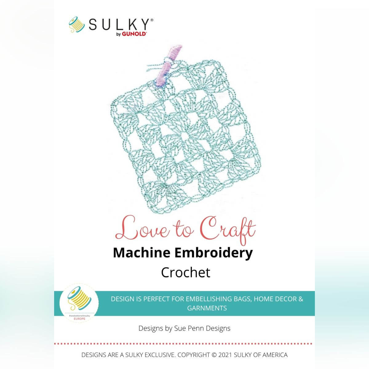 Stickdesign Love to Craft - Crochet (Download) 