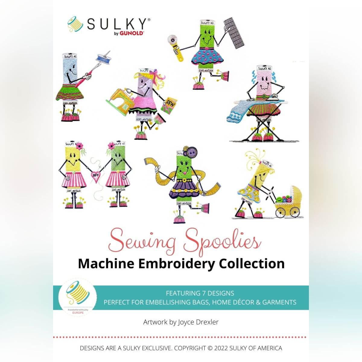 Stickdesign Sewing Spoolies Collection (Download)