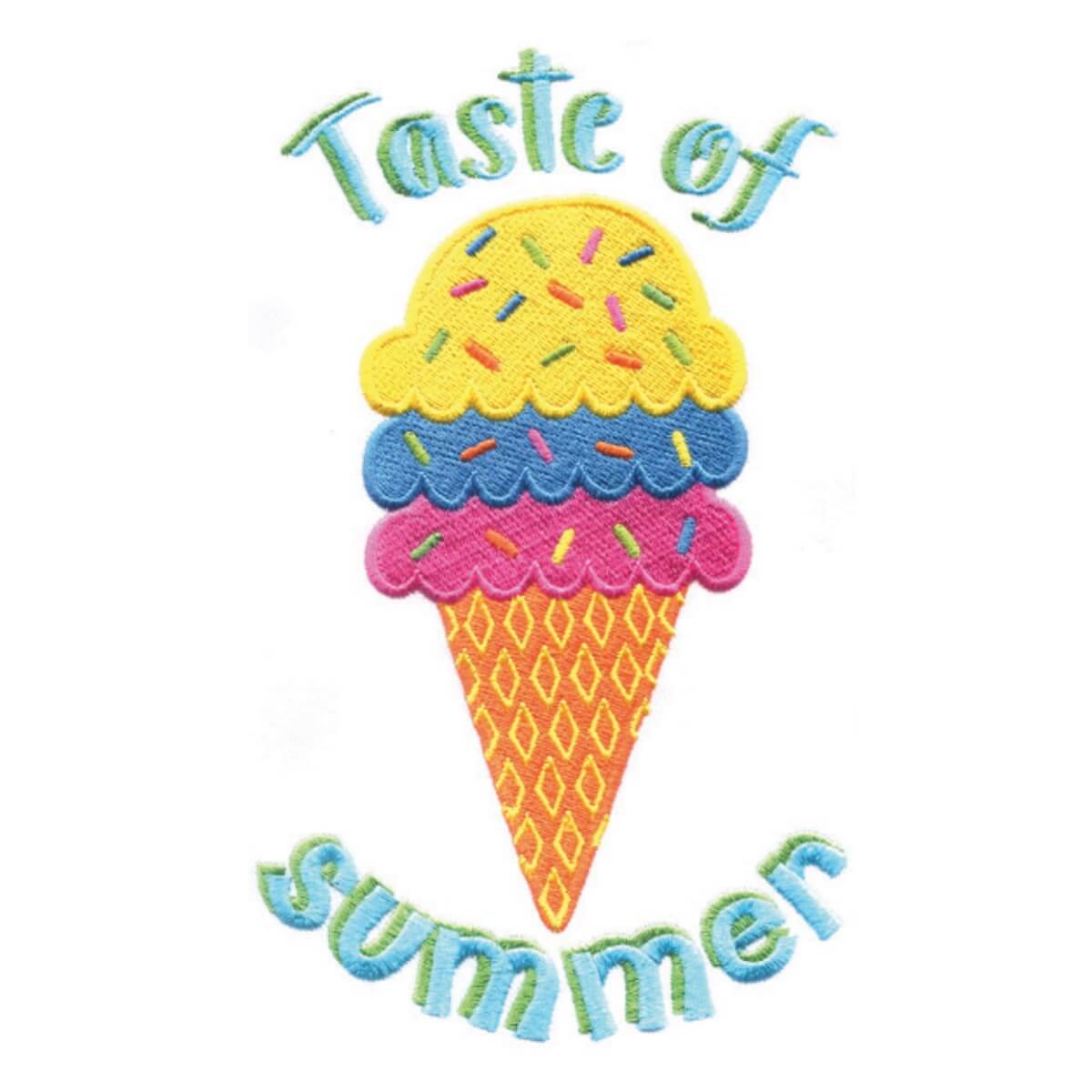 Stickdesign Hello Summer: Ice Cream (Download)
