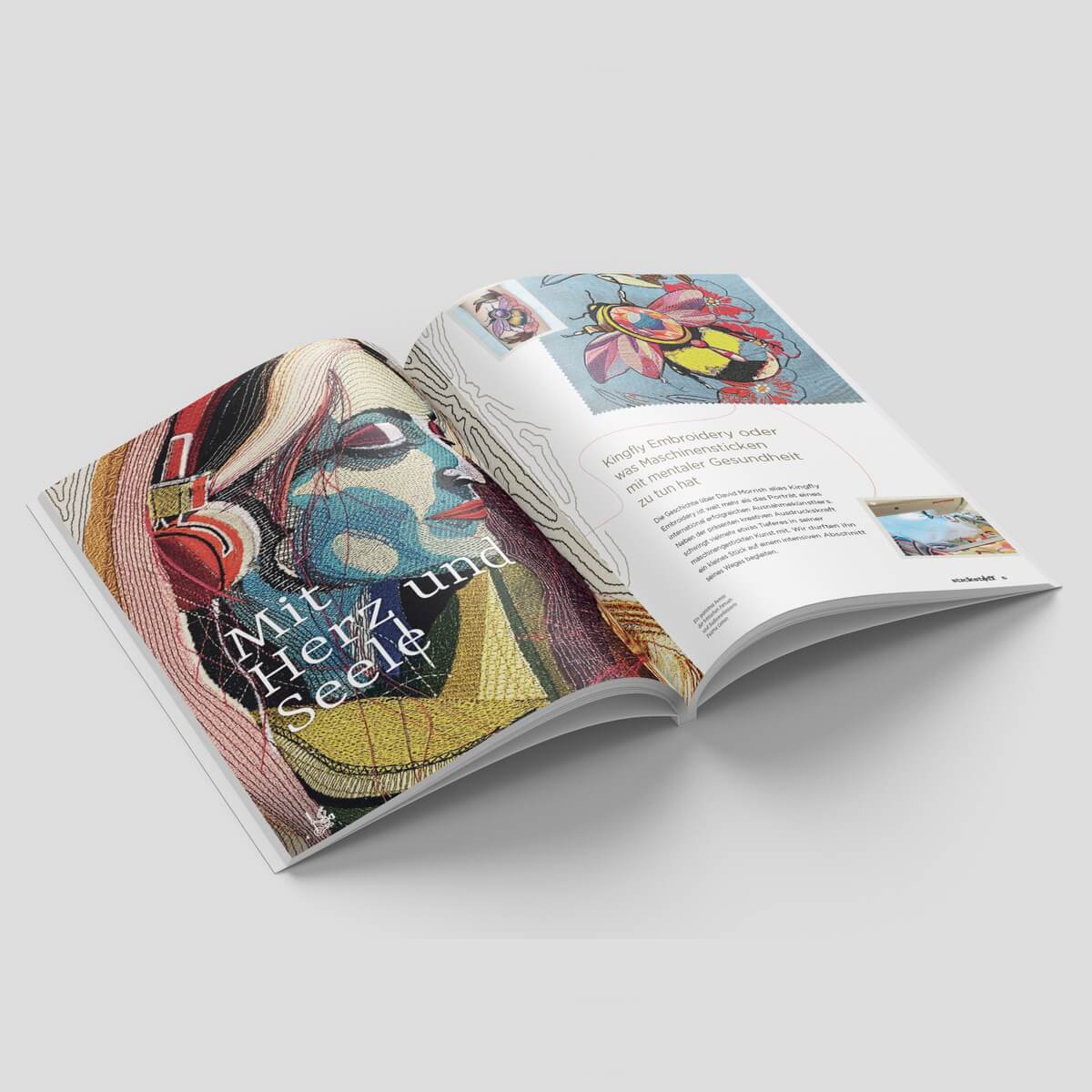 stickstoff-Magazin – Maschinensticken mit
Leidenschaft  - Ausgabe  05