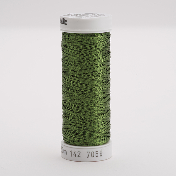 SULKY ORIGINAL METALLIC coloured, 150m/165yds Snap Spools - Colour 7056 Pine Green