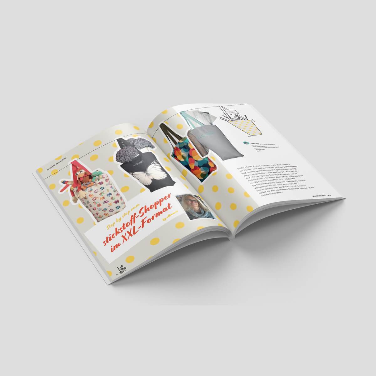 stickstoff-Magazin – Maschinensticken mit
Leidenschaft  - Ausgabe  05