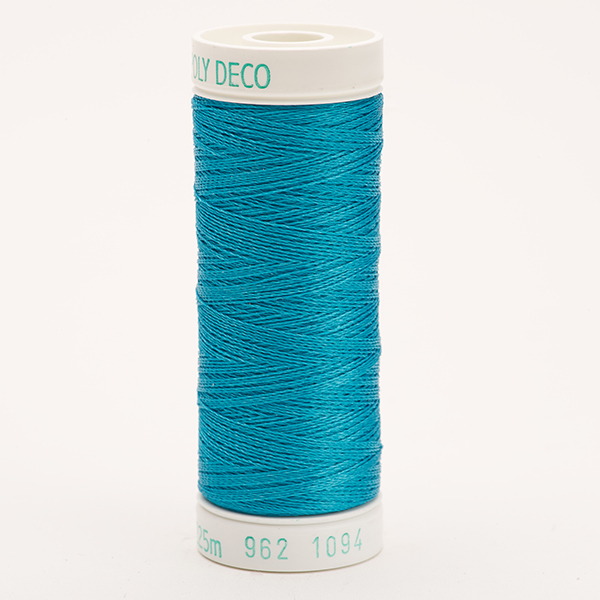 SULKY POLY DECO 40, 225m Snap Spulen -  Farbe 1094 Med. Turquoise