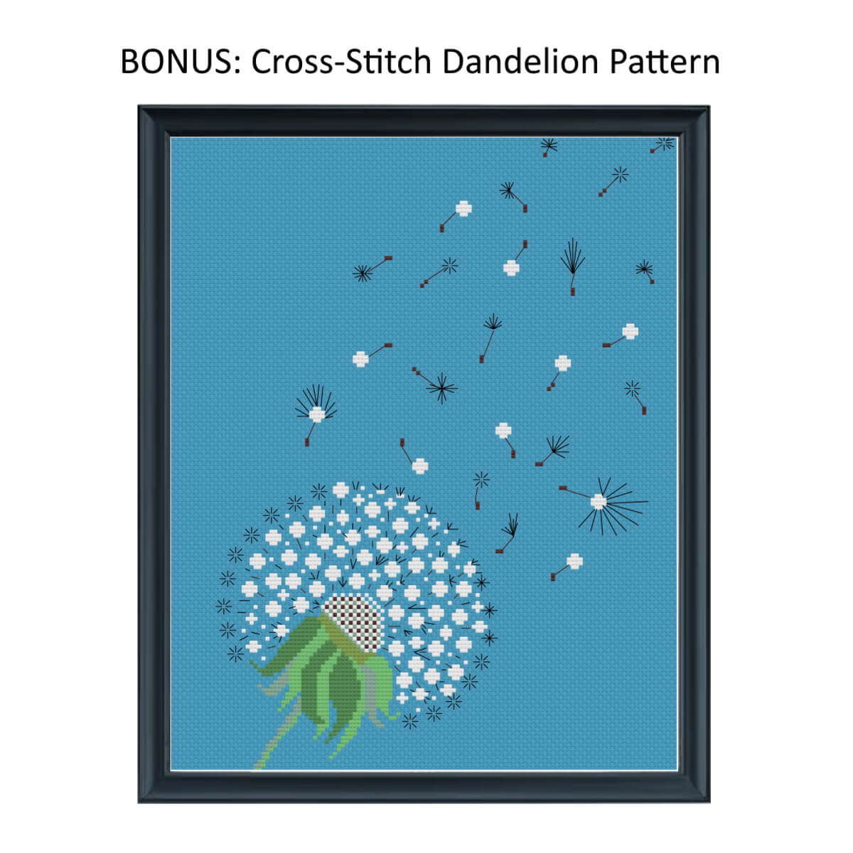Handstickdesign Dandelion (Download)
