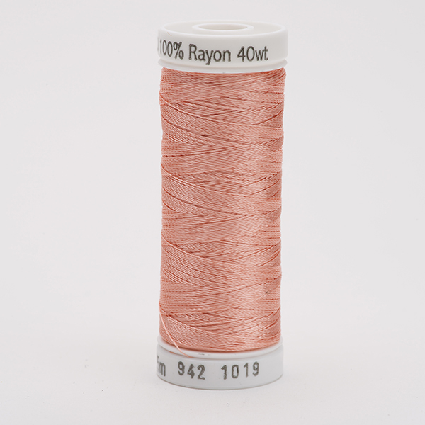 SULKY RAYON 40 farbig, 225m Snap Spulen -  Farbe 1019 Peach