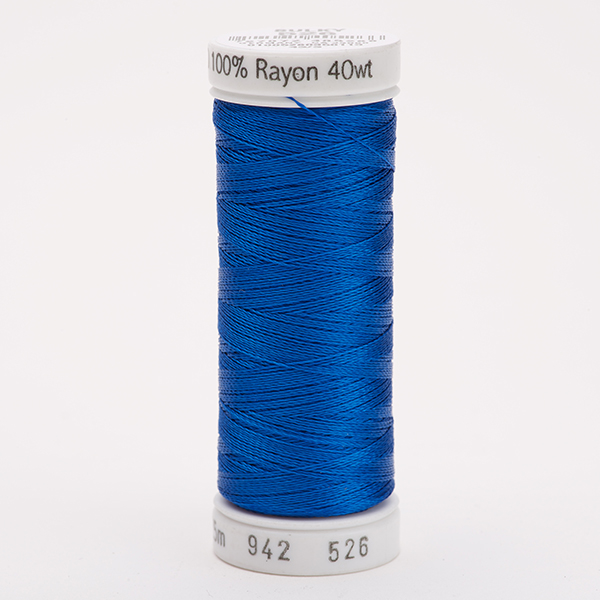 SULKY RAYON 40 farbig, 225m Snap Spulen -  Farbe 0526 Cobalt Blue