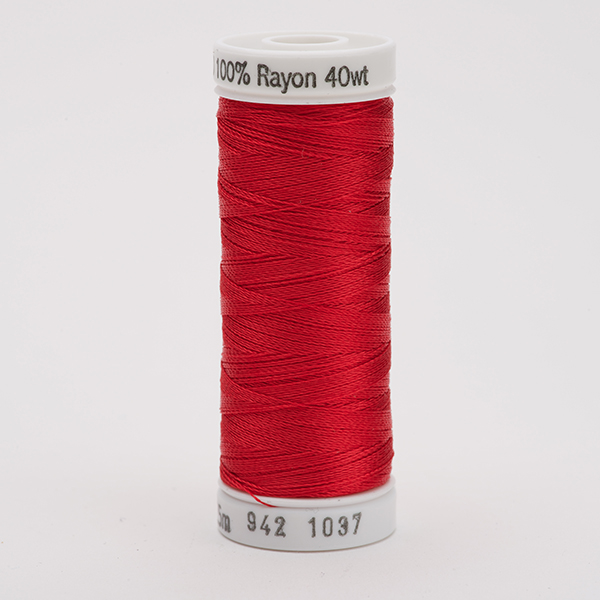 SULKY RAYON 40 farbig, 225m Snap Spulen -  Farbe 1037 Lt. Red