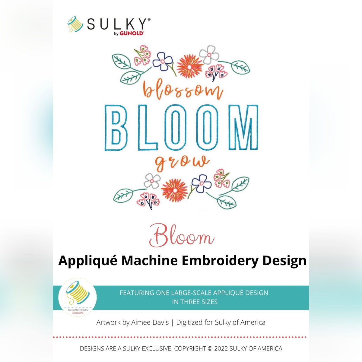 Stickdesign Bloom (Download)