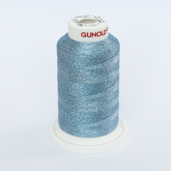 SULKY POLY SPARKLE (STAR) 30, 1000m/1094yds Maxi Spools - Colour 0580 Light Weathered Blue with Tone On Tone Sparkle