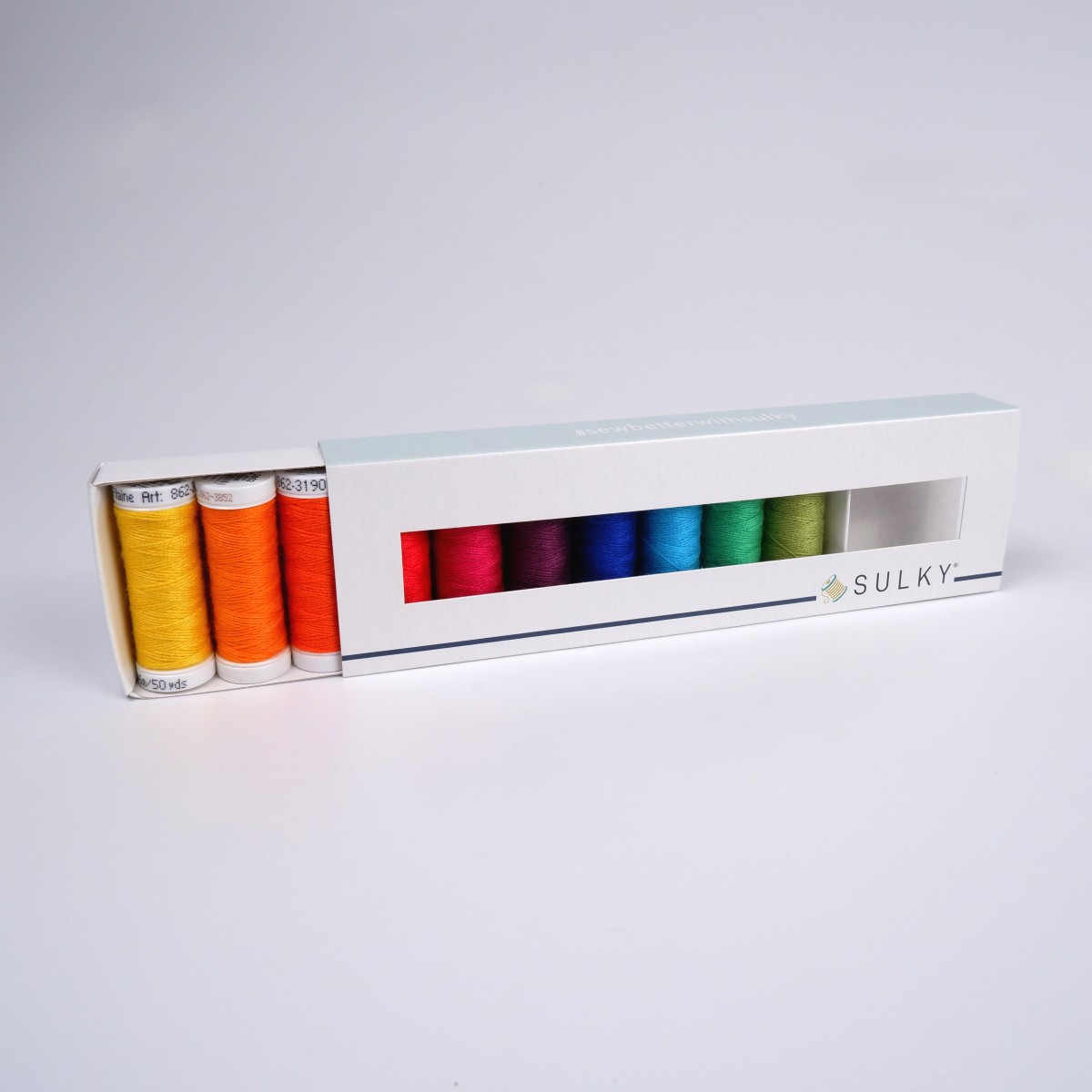 SULKY FILAINE Petites 12 - COLOUR WHEEL
(10x 46m Snap Spools)