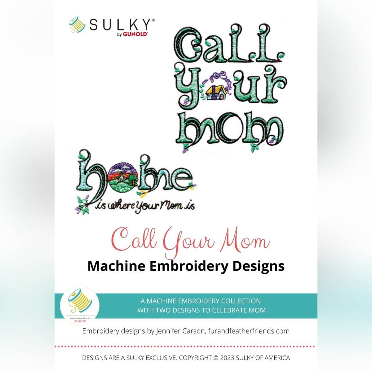 Stickdesign Call Your Mom (Download)