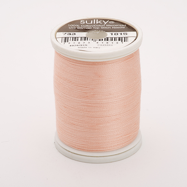 SULKY COTTON 30, 450m/500yds King Spools -  Colour 1015 Med. Peach