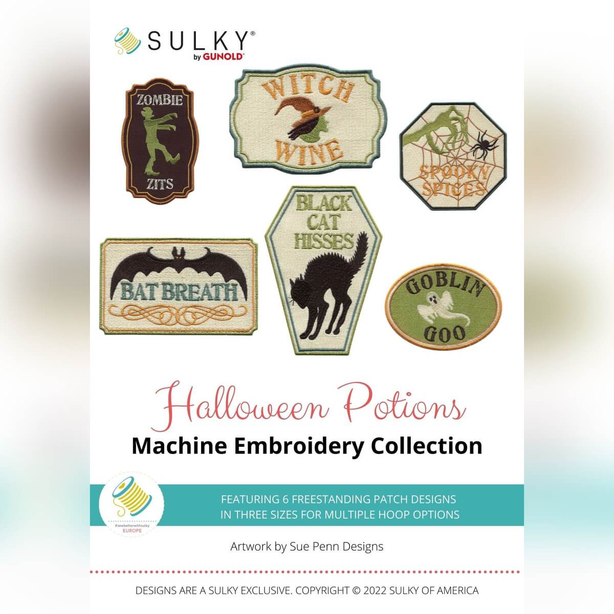 Stickdesign Halloween Potions  Collection (Download) 