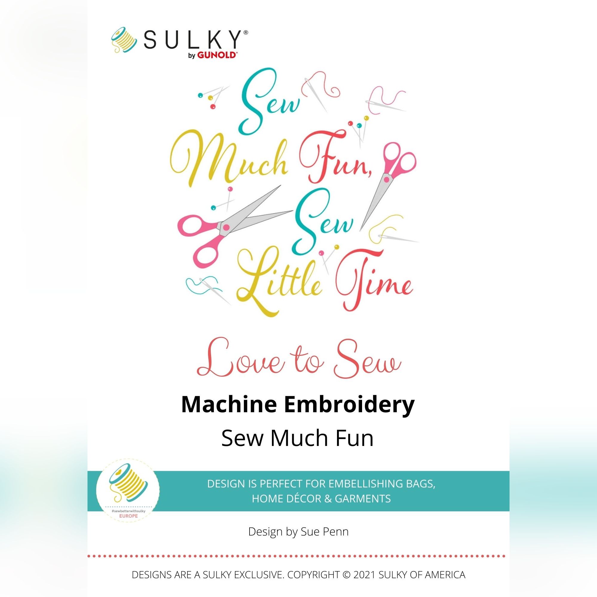 Stickdesign Love to Sew: Sew Much Fun (Download)