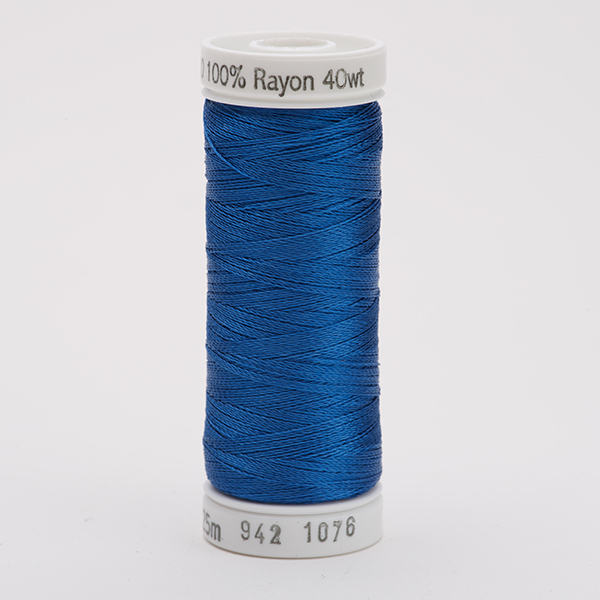 SULKY RAYON 40 farbig, 225m Snap Spulen -  Farbe 1076 Royal Blue