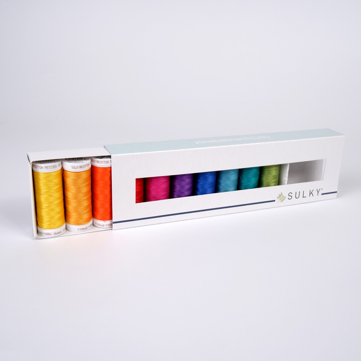 SULKY COTTON Petites 30 - COLOUR WHEEL
(10x 100m Snap Spulen)