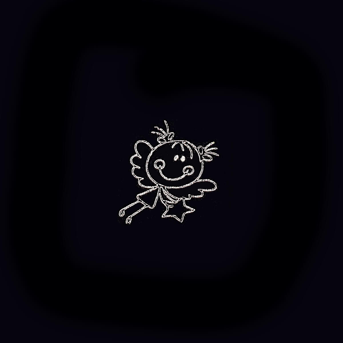Stickdesign Schutzengel