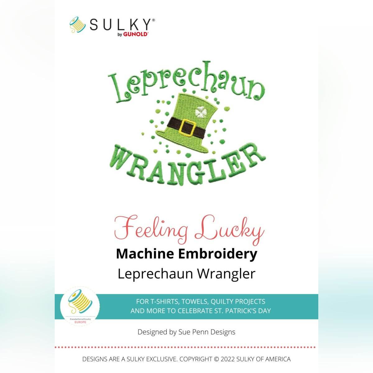 Stickdesign Feeling Lucky: Leprechaun Wrangler (Download)