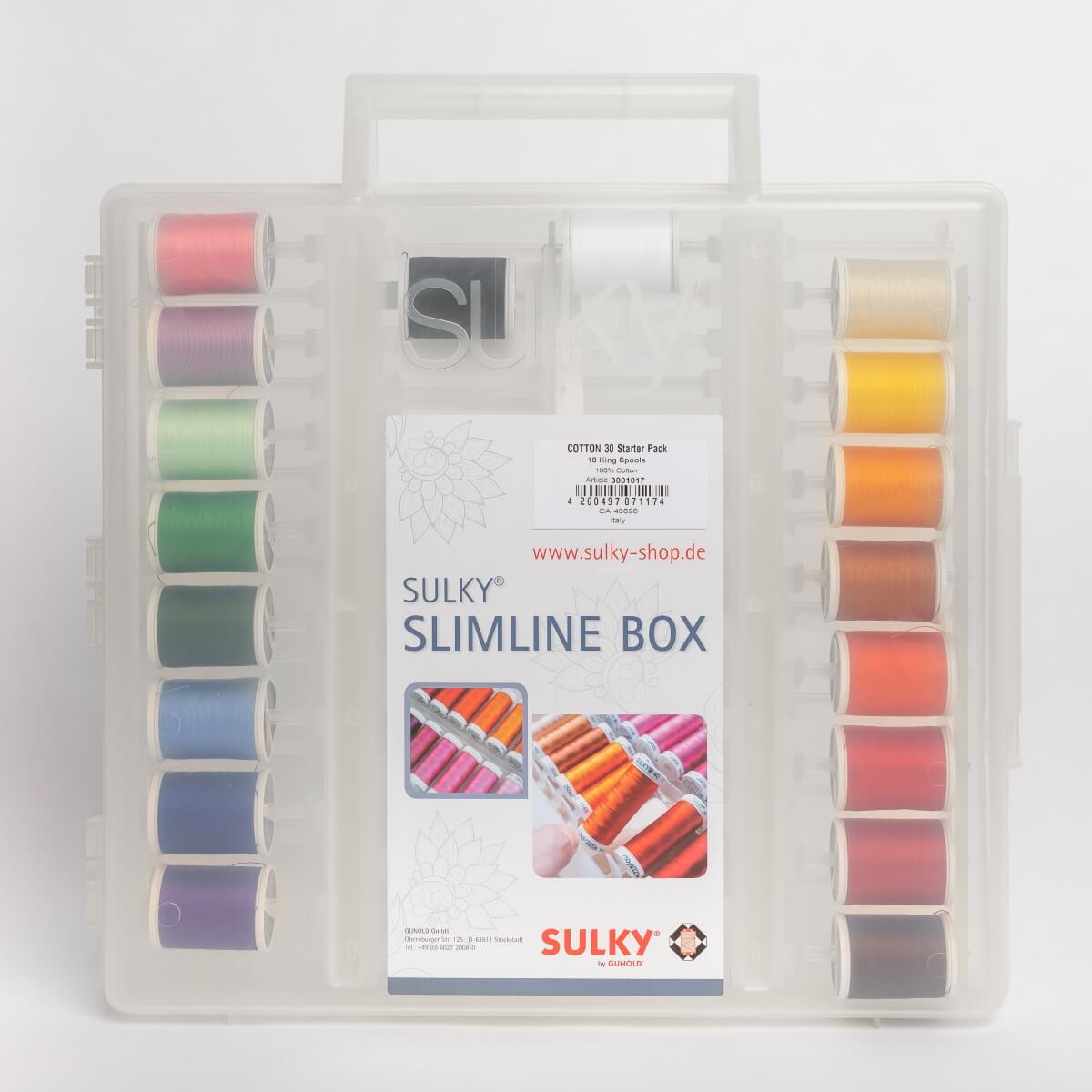 SULKY UNIVERSAL SLIMLINE BOX - Cotton 30 Starter Pack