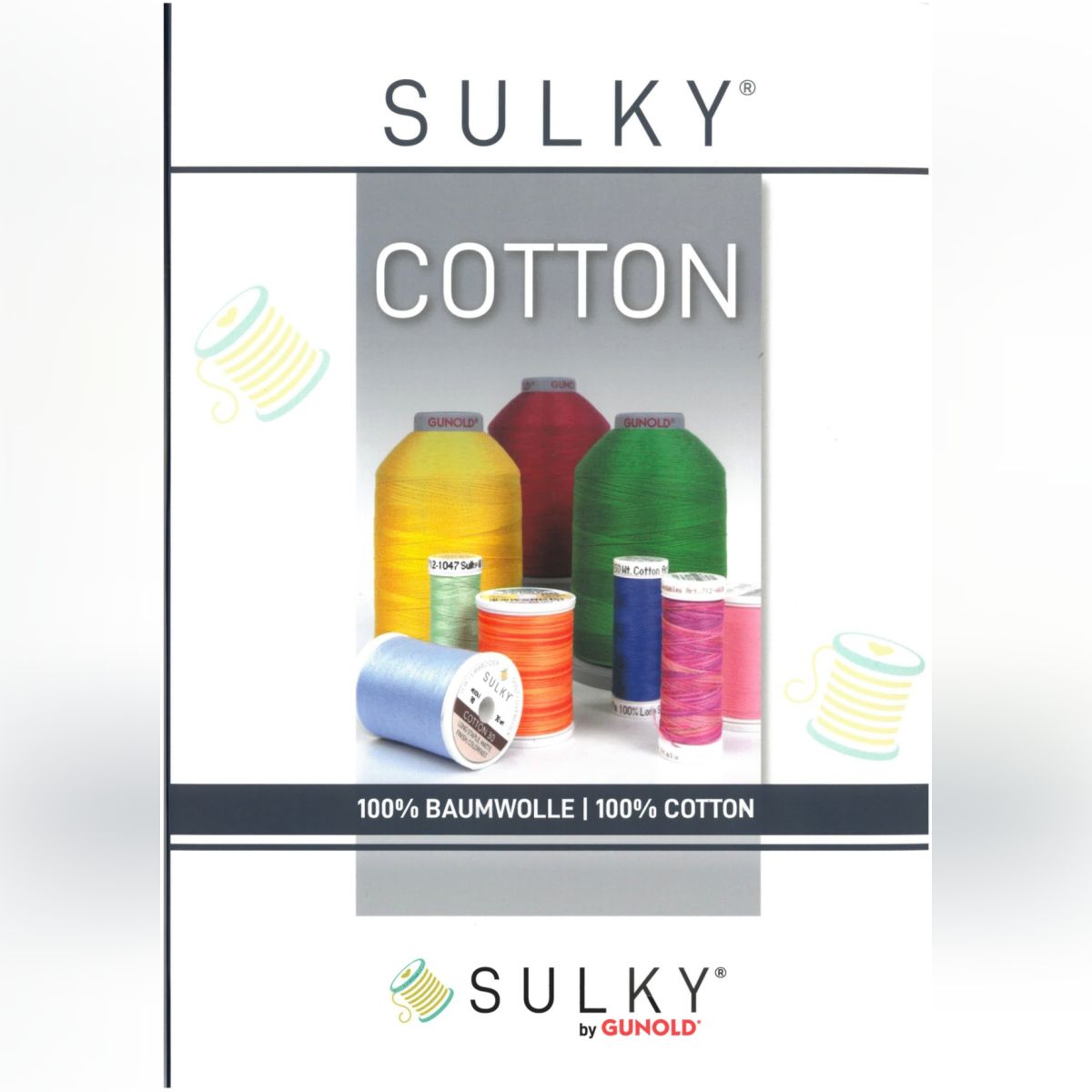 SULKY COTTON Thread Card - with actual thread