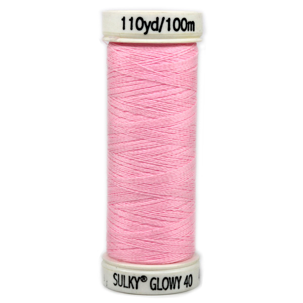 SULKY GLOWY,  100m Snap Spulen - Farbe 203 Pink