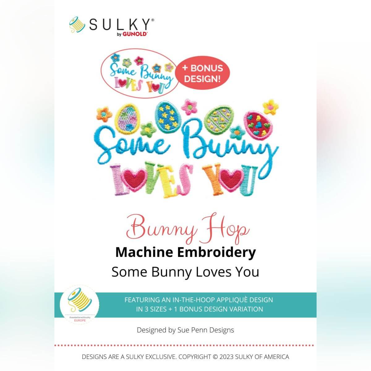 Stickdesign Bunny Hop: Some Bunny Loves You (Download)