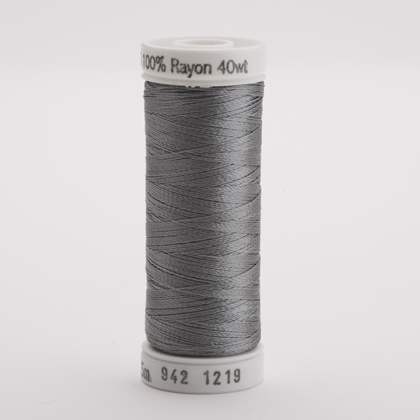 SULKY RAYON 40 farbig, 225m Snap Spulen -  Farbe 1219 Gray