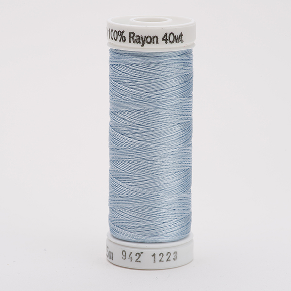 SULKY RAYON 40 farbig, 225m Snap Spulen -  Farbe 1223 Baby Blue Tint