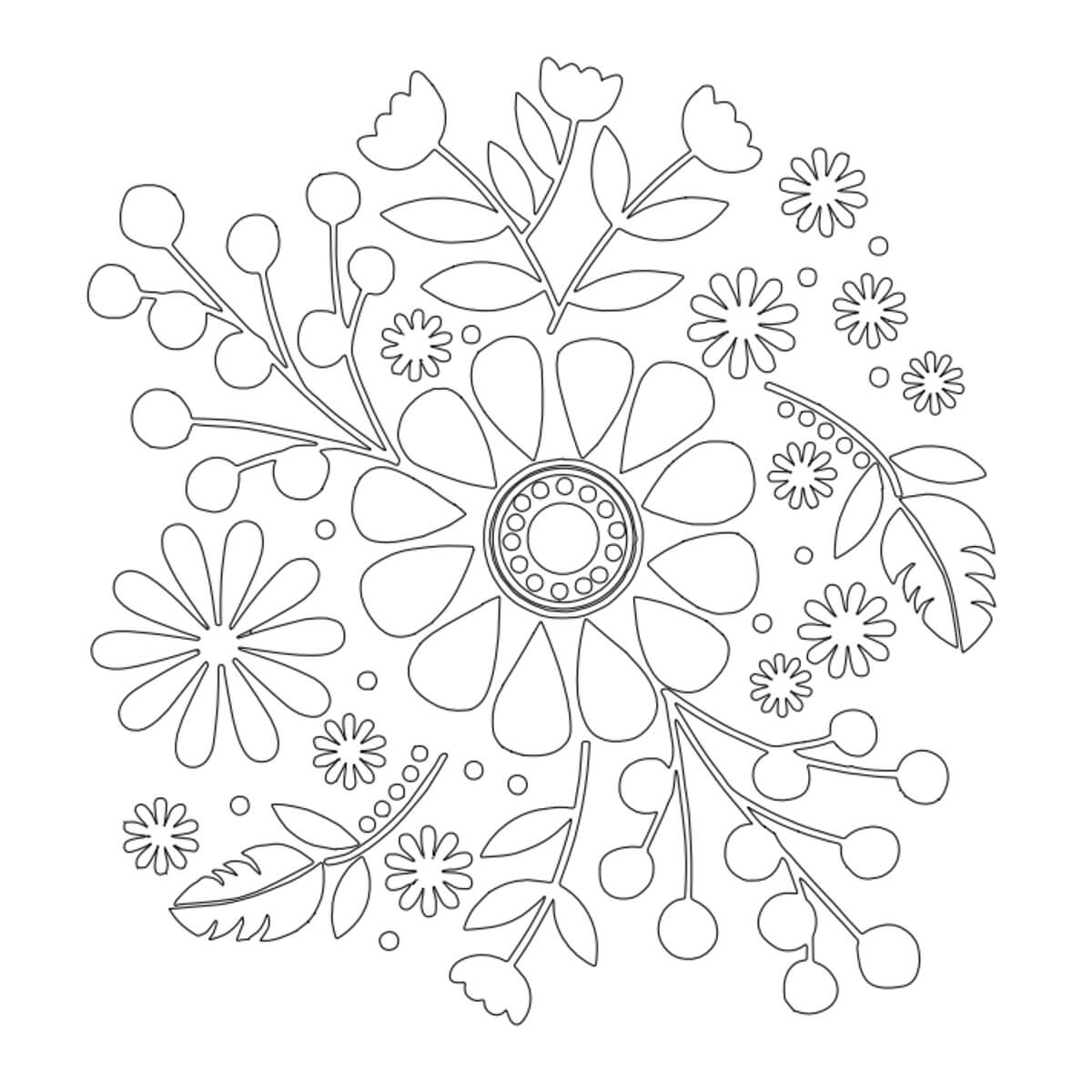 Handstickdesign Boho Floral Collection (Download)