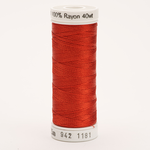 SULKY RAYON 40 farbig, 225m Snap Spulen -  Farbe 1181 Rust