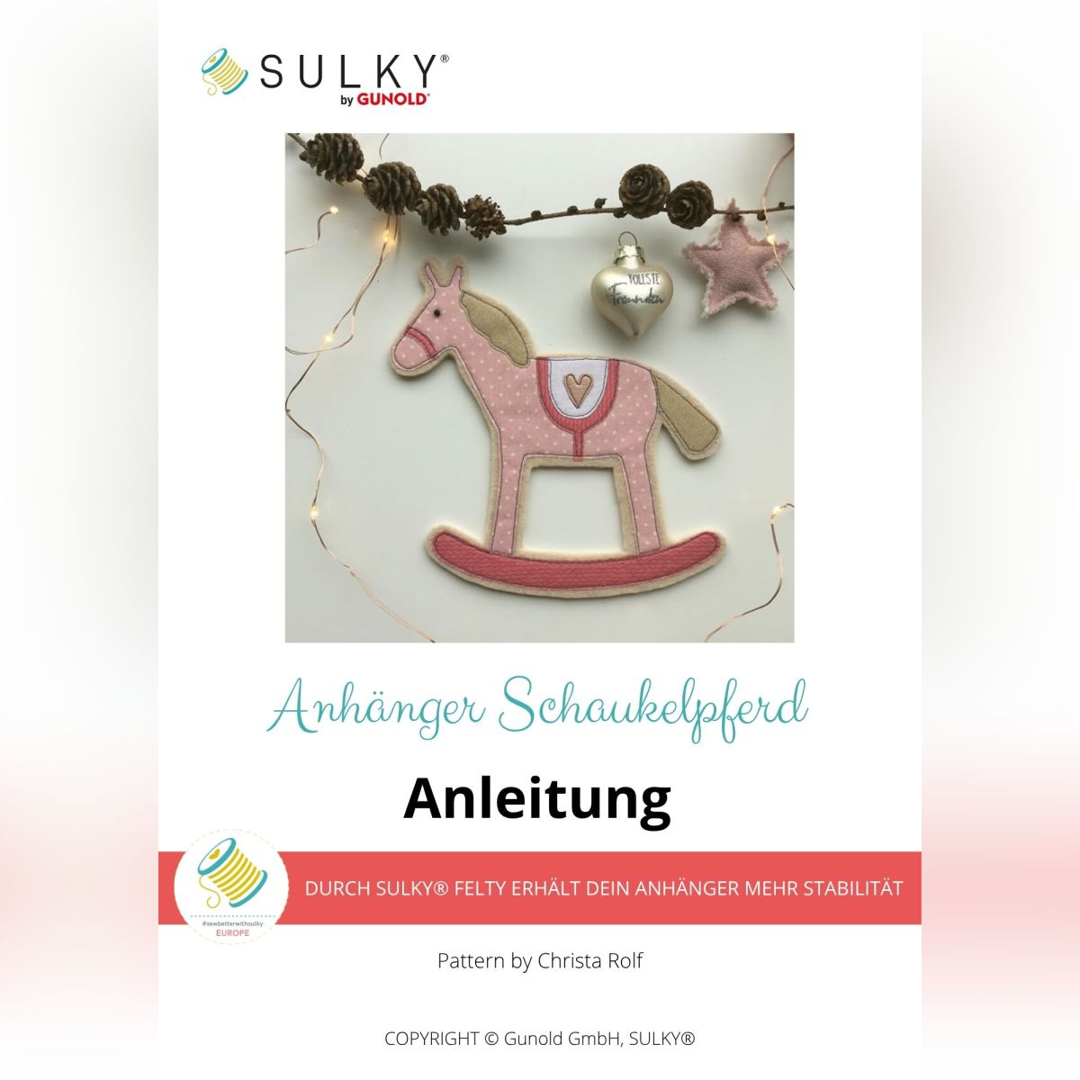 Anhänger Schaukelpferd
